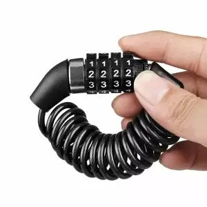 비밀번호 오토바이 자물쇠 스프링 자전거