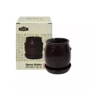 물빠짐 473KCQ36 도자기 항아리 수저통 대 수저보관용기