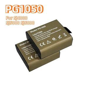 신형 액션 카메라 배터리 PG1050 3.7V 충전식 리튬 이온 1050mAh 3.885Wh SJ4000 WIFi SJCAM DV SJ용