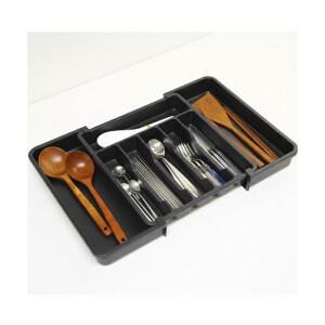 길이조절 수저정리함 싱크대 서랍 커트러리 조리도구 수저 정리 트레이