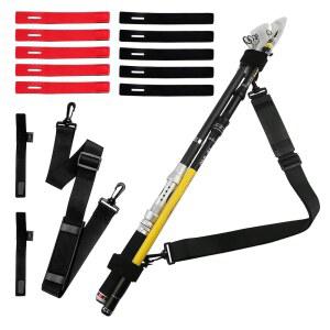 YA EJU 내구성 조절식 낚싯대 휴대용 스트랩 슬링 벨트 여행용 태클 및 가방 액세서리