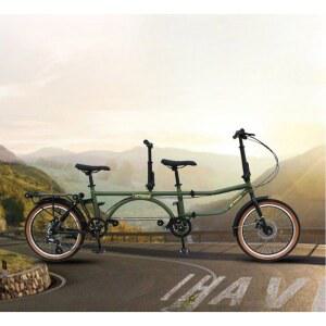 접이식 2인용 자전거 인용자전거 나들이 인용 휴대용 관광지