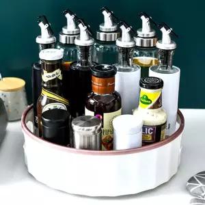 원형회전 다용도 정리함2p 세트수납 트레이 회함 화장품대 도함 화장대