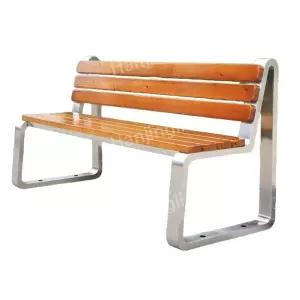 철제 공원의자 스테인레스 시트 롱 방지 야외 더블 스트립 격자 벤치 부식 나무 캐주얼(1)