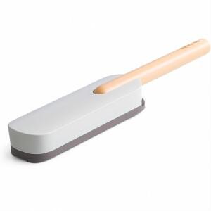 정전기방지 섬유 브러쉬 원목 옷솔 의류 먼지 보풀 제거