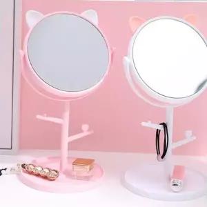 조명 탁상 스탠드 데스크 귀여운 화장 메이크업 거울 키밍
