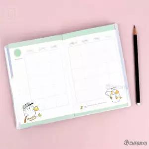 스토어-지유 오목눈이 쿠션 커버 만년 플래너 (랜덤발송) 랜덤발송다이어리