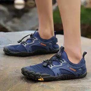 낚시신발 남성용 여름 하이킹 샌들 수중 맨발 웨이딩 신발 빠른 건조 야외 피트니스 아쿠아 통기성 캐주얼