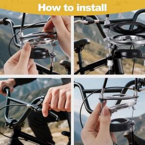 A64T-BMX 자전거호환   자이로 브레이크 라인 키트-전면+ 후면 케이블 스피너 로터  포함