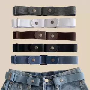 여 조임 슬립 조임 수축 벨트 밴딩 버클 허리 벨트 허리 청바지 신기 허리