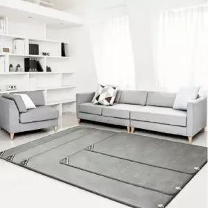 전자파 없는 바닥/거실용 전기장판 온열매트 카페트 4~5인용 230 x 183cm 분리난방 명절 부모님 선물