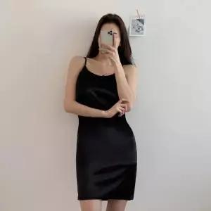 여성 봄 여름 끈조절 나시 이너 슬립 원피스 UW0004S