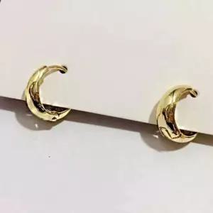 도금 인기 18k 깔끔한 원터치 감성 여성 링 귀걸이 주