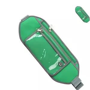 미니 핸드폰 가방 이어폰포트 수납파우치 허리색 포켓