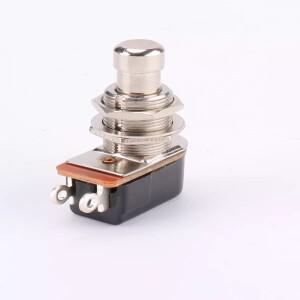 소프트 터치 푸시 단추 스위치, 순간 SPST PBS-24B-4, 기타 효과 풋 12mm OFF (ON)