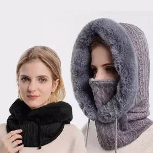 넥워머 바라클라바 퍼 후드 골프 마스크