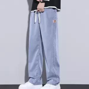 남자 면바지 면 바지 여름 와이드 쿨링 통기성팬츠 아이스 캐주얼 원픽5