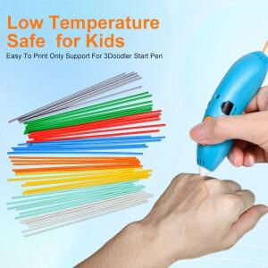 110/160PCS 32색 3D펜 필라멘트 리필 3Doodler Start 호환 2.5mm 프린터 도들러 펜 팩