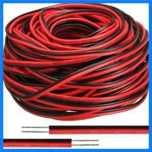 22AWG 전선 2핀 연장 케이블 주석 도금 구리 코드 300V 자동차 트럭 오토바이 LED 라이트 스트립 전원 공급