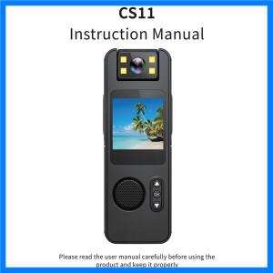 1080P 바디 카메라 오디오 및 비디오 녹화 기능 WiFi 카메라 캠코더 180도 °   여행용 회전 렌즈 LED