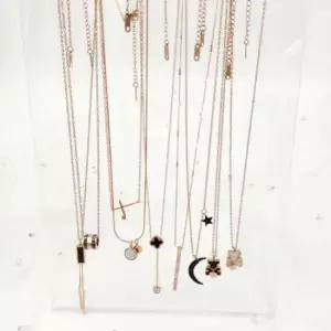 변색 목걸이 써지컬스틸 16종 모음 써지컬목걸이 로즈골드목걸이 큐빅목걸이