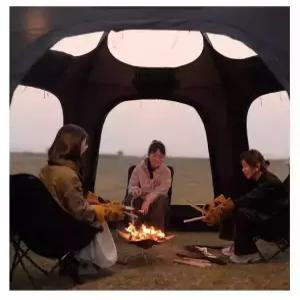 불멍 텐트 쉘터 캠핑 글램핑 블랙 장박 이글루 파이어