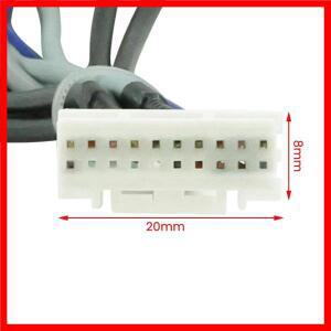 안드로이드 라디오 스테레오 자동차 액세서리 용 20 핀 RCA 케이블 범용 AUX 어댑터 서브 우퍼 앰프 출력