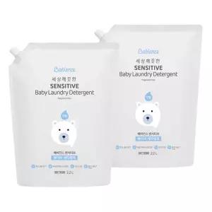 베비언스 센서티브 베이비 세탁세제 리필 2.2L 2개
