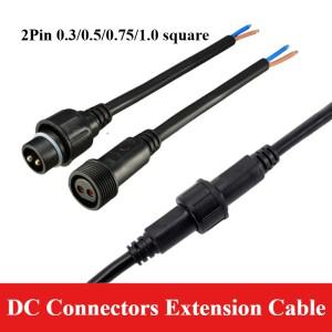 DC 커넥터 12V 암수 어댑터 5521mm 방수 플러그 연장 케이블 PC 노트북 전원 터미널 버트 조인트 라인