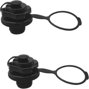 OZXNO 2pcs 풍선 보트 공기 밸브 24mm 플라스틱 캡 뗏목 카약용 견인 튜브 플러그용