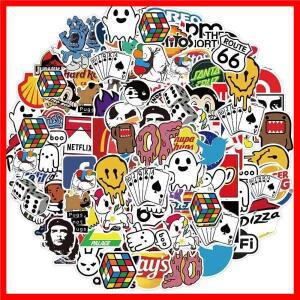 100/200/300개 패션 쿨 브랜드 로고 스티커 미적 오토바이 전화 자동차 스케이트보드 노트북 스티커 데칼