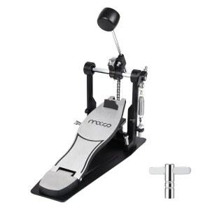 베이스 드럼 페달, 세트 악기용 클래식 펠트 비터 스틱 포함, 초보자 및 전문 드러머를 위한 캠 체인 페달