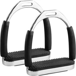 EQUSPUR 플렉스 스테인리스 스틸 교반기 1쌍 승마 안전 액티브 힌지가 있는 유연한 무릎 발목 스트레스