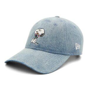 newera 9TWENTY Long Visor 14676952 NER36C0512 PEANUTS UV [뉴에라] 캡 워시드 데님 블루 땅콩 스누피