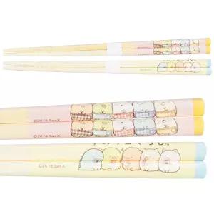 산엑스 스밋코구라시 오벤또 젓가락 2P 세트 21cm식기 케이스 예쁜수저 캐릭터 이쁜 숟가락 포크