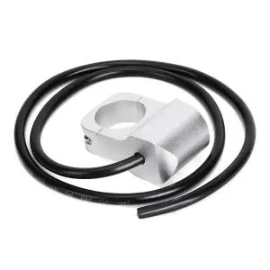 오토바이 핸들바 스위치 25mm 파워스포츠 25mm/0.98인치 스틸 스포트라이트 헤드라이트 모터사이클 실버용