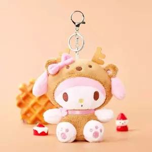 산리오 꽃사슴 가방고리 13cm-마이멜로디