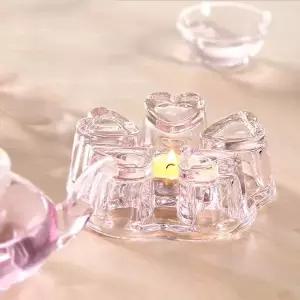 내열유리 하트 유리 티워머 차워머 다기용품 티라이트워머
