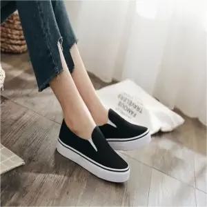 남녀공용 스니커즈 슬립온 단화 무지 캔버스 운동화 빅사이즈단화 여자신발