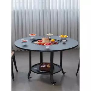 불판블 렌지식탁 스텐 밥상 불판 입식 업소용