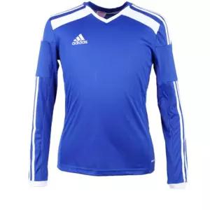 아디다스 쾌적한 디자인 레지스타 저지 LS 파랑 깔끔한티셔츠 티셔츠 단정한 내츄럴룩 깔끔 축구복 심플