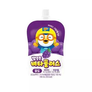 뽀로로 비타플러스 포도 100ml 10개입 X2개