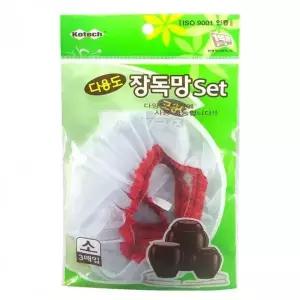 장독 항아리 커버 망사 그물망 보관망