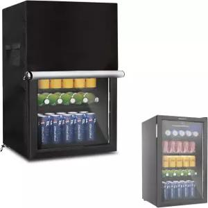 소바나 음료 냉장고 및 대부분의 3.2 컵피트 맥주 또는 와인 미니 냉장고용 쿨러 커버 방수 방진 측면 지퍼