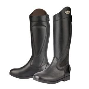 카바션 가죽 승마 부츠 하이 튜브 보호 기사 롱 어린이 및 청소년용 장비