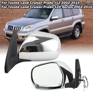 호환상품 토요타 랜드 크루저 프라도 J12 120 2002-2010용 5핀 리어뷰 미러 어셈블리 전동 접이식 문 사이