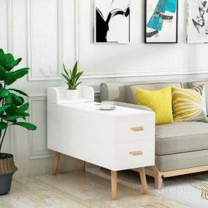 샤크팡 협탁 쇼파 선반 소파 사이드 수납장 테이블 폭좁은 틈새 서랍장