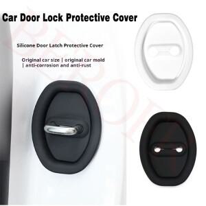 호환상품 범용  문짝 잠금 커버 자동차 음소거 댐핑 쿠션 스크래치 방지 실리콘 보호대 액세서리 4개