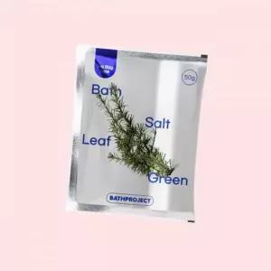 배쓰프로젝트(무케) 무케 배쓰프로젝트 배쓰 티 솔트 리프 그린 로즈마리향 (1개입) 소금 입욕제 목욕 4396