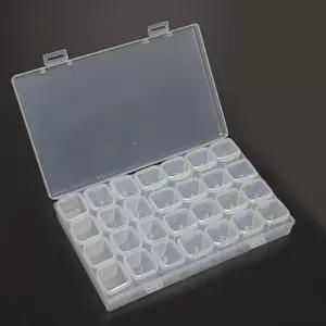 비즈수납함 악세사리 투명 미니 소품케이스 28칸 비즈보관함